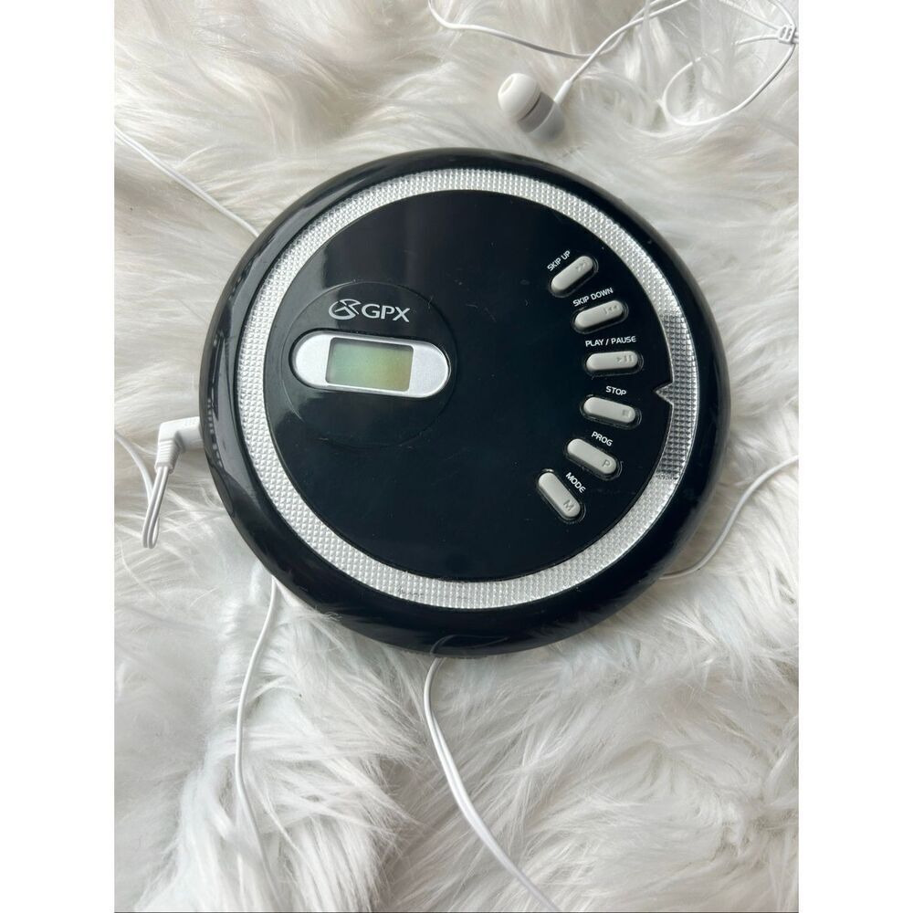 GPX Portable Compact Disc CD Player black